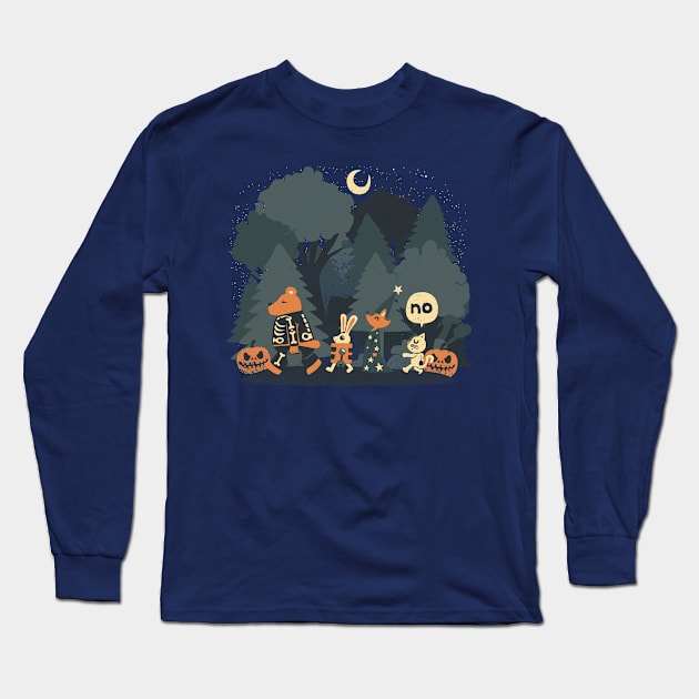 Halloween Forest Long Sleeve T-Shirt by Tobe_Fonseca